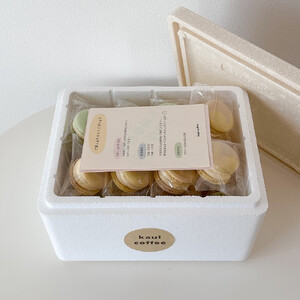 鈴鹿市＜トゥンカロン＞kaul coffee(カウルコーヒー)のマカロン24個セット