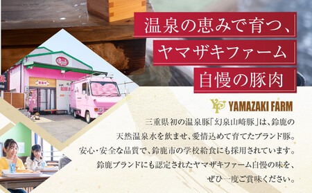 産地直送 幻泉山崎豚 タレ付き 豚肉三種盛り 1.8kg