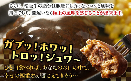 松阪牛100%ハンバーグ 8個セット