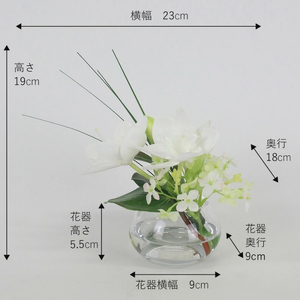 アートフラワー エミリオ・ロバ ユーチャリスS24 TUNTW28080