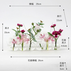 アートフラワー エミリオ・ロバ ファレノプシスリップピンク6W TTNTA-01150