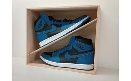 ShoewindowBOX（HIGH)専用スリーブ付き　スニーカー シューズボックス シューズケース 靴 靴箱 インテリア 天然木 木製 収納 ディスプレイ