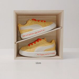 BABY BOX 専用スリーブ付き　スニーカー シューズボックス シューズケース 靴 靴箱 インテリア 天然木 木製 収納 ディスプレイ 子供用 ベビー ファーストシューズ