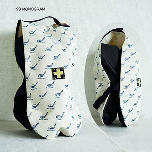 木の庄帆布 公式 シューズケース シューズサック Shoes Case 【KinoshoTRANSIT】 K-KHG-SS01M-(C/#99 MONOGRAM / モノグラム) ゴルフ シューズケース おしゃれ 高密度帆布