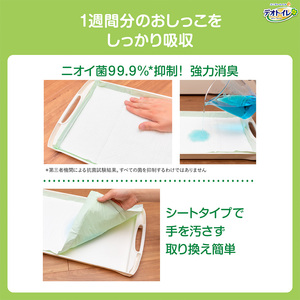 【定期便3回】 デオトイレ 消臭・抗菌 シート 20枚×4 ペットシーツ ペットシート トイレ 猫 猫用トイレ ペット 清潔 ユニ・チャーム 愛猫用 ペット用品 3ヶ月連続お届け