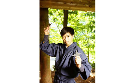 【一風変わったアクティビティ！】赤目四十八滝　忍者修行体験+赤目渓谷入山ペアチケット（2名様）　三重県名張市