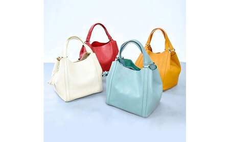 レディース本革バッグ7M6-1014P(・オフホワイト)