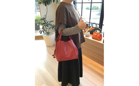 レディース本革バッグ7M6-1014P(・キャメル)