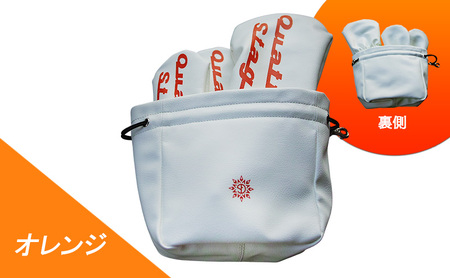 木の庄帆布×クアトロスタジオーニコラボ アイアンカバー　K-QSKHG-IR01M- BLACK