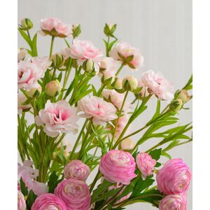 【母の日専用】アートフラワー エミリオ・ロバ　ラナンキュラス3L26-pk 母の日 ギフト 造花 プレゼント