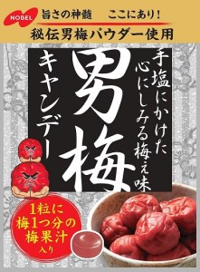 ノーベル製菓男梅キャンデー 24袋