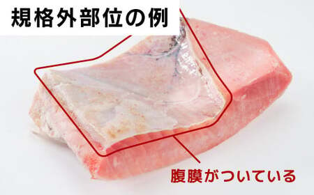 【訳あり】尾鷲もちもちキハダマグロ　ハラモ詰め合わせ　大満足1.5kg｜ブロック 冷凍 天然マグロ 　CH-96