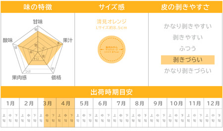【規格外】三重県産　清見オレンジ（きよみ） 10kg【出荷目安：３月中旬〜５月上旬】 II-55