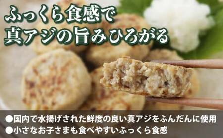 真アジ の アジバーグ  たっぷり 40個入 !!  小分け 冷凍 国産の鮮度の良い 真あじ を使用した ふっくら 食感 ヘルシー な 魚 の ハンバーグ　お弁当 や 日々の食卓 に 簡単 調理 ですぐに食べられる  アジバーグ MGC-6