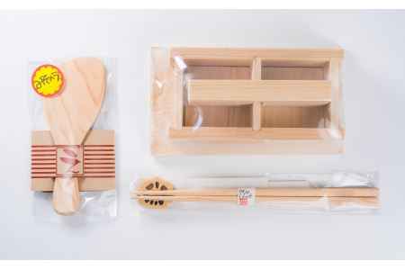  おうちで楽しく！ 作ろう押し寿司キット【尾鷲ヒノキ製】　EB-16 