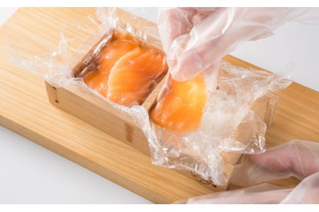  おうちで楽しく！ 作ろう押し寿司キット【尾鷲ヒノキ製】　EB-16 