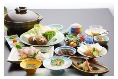 東紀州産　天然クエフルコース&季節の天然魚介類会席　宿泊券２名様　OSV-8