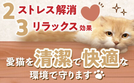 高級ヒノキ製 ねこプランター ワイドサイズ / ベッド 猫プランター グッズ ペット用品 ヒノキ 木製 頑丈 / 亀山市 / 中川木材株式会社[AMAI001]