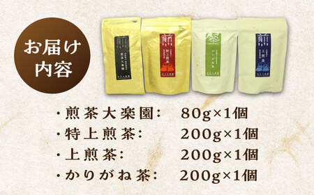 市川大楽園の亀山茶バラエティセット / 国産 日本茶 緑茶 煎茶 / 亀山市 /  [AMAP003]