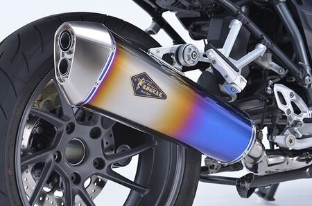 R1250RT（'19〜'22）リアルスペック シングル チタンドラッグブルー / バイク マフラー 部品 パーツ カスタム / 亀山市 / 株式会社アールズ・ギア [AMBI002]