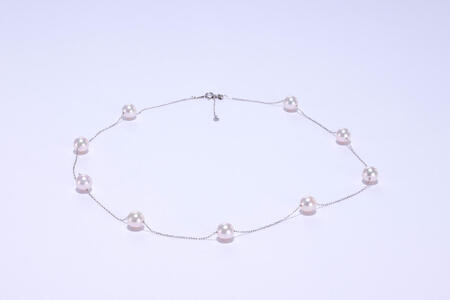 Y-3あこや真珠ステーションネックレス