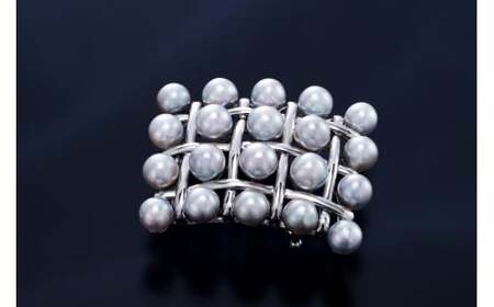 400-03あこや真珠ブローチ 9,940円