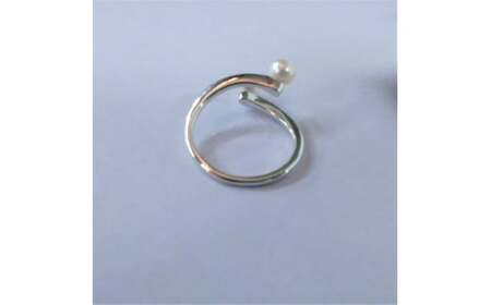 80-09伊勢志摩あこや本真珠リング・ベビーツイン