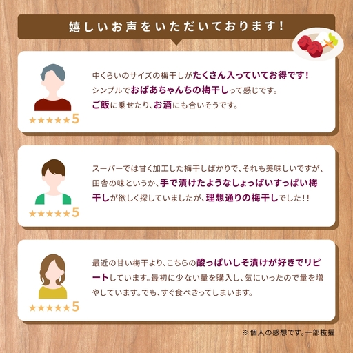 梅干し 紀州熊野のしそ漬け梅干し 400g【frsn0004】