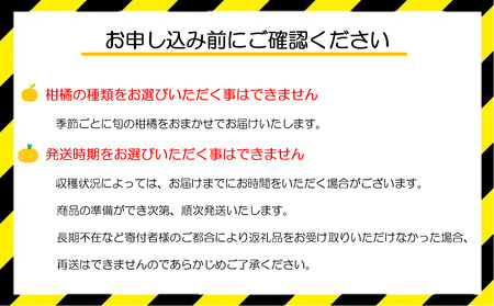 【2025年1月以降発送】②自然塾　季節の柑橘詰合せ【定期便３回】