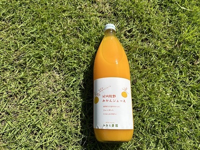 湊農園のみかん搾ったまんま!【紀州熊野みかんジュース】1000ml×6本 段ボール箱【2025年12月以降順次発送予定】【kmkn0089】