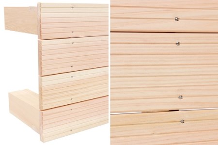 ひのき踏み台 滑り止め付き 玄関台の足場や、少し高い所のものを取る時にオススメ! 紀州産 総ひのき製 職人手作り【ymku0012】