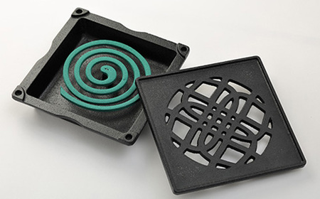 くわな鋳物の蚊やり器 花模様【1201599】