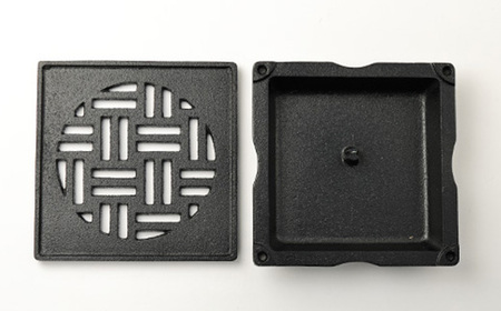 くわな鋳物の蚊やり器 籠【1201603】