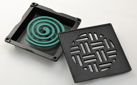 くわな鋳物の蚊やり器 籠【1201603】