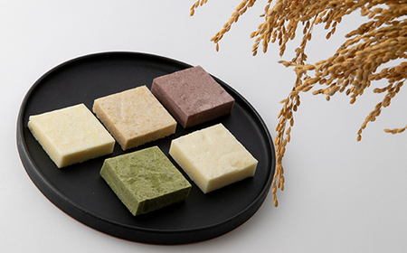 切り餅5色　箱入り(冷凍)【配送不可地域：離島】【1294972】