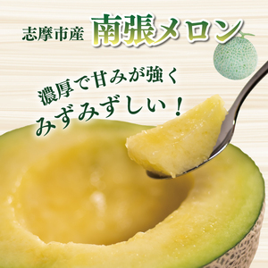 【先行予約】南張 メロン １玉 1.3kg 以上 令和8年3月発送 数量限定 (三重県志摩市)