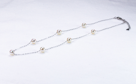 【パール】ネックレス あこや真珠 5.5-6mm アレルギー対応 / 三重県志摩市