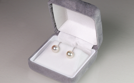 真珠 イヤリング 8-8.5mm アクセサリー パール 【三重県志摩市】