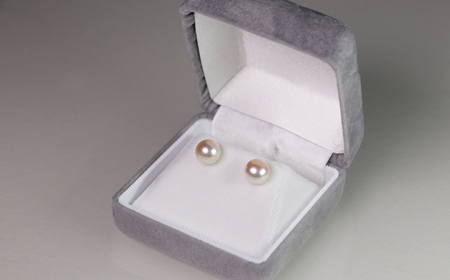 【真珠】ピアス 8-8.5mm あこや真珠 パール (三重県志摩市)