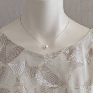 アコヤ真珠 9.5 mm ラグジュアリーパールペンダント