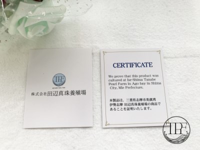 【105-02】養殖場 チェリーネックレス(K18WG)