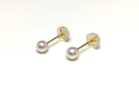 アコヤ真珠 3.5～4mm ピアス アクセサリー 真珠 パール フォーマル カジュアル 誕生石 ジュエリー 記念日 / 老舗の真珠専門店・アコヤベビーパールピアス 3.5-4.0ミリ ( K18 ）