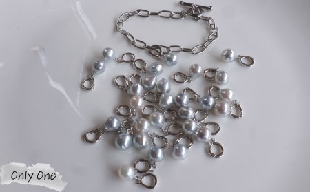 Only One ナチュラルバロックパールブレスレットL:全長約22cm