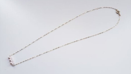 天使のブランコ、スウィングネックレス（K10WG）