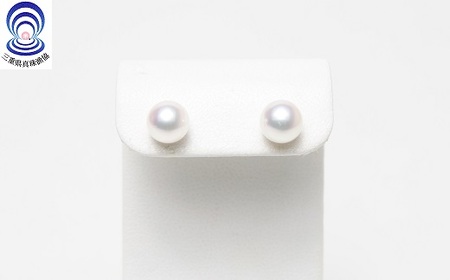 【070-22】三重ブランド　アコヤ真珠　6.5ﾐﾘ　ピアス