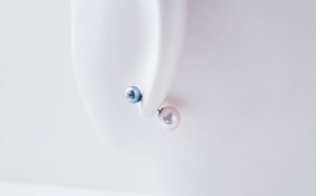 遊び心あふれたお洒落アイテム、パールキャッチ（K18WG） / 真珠 ピアスキャッチ おしゃれアイテム ギフト小物 プレゼント 伊勢志摩 志摩 あこや 