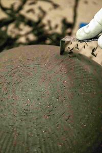 長谷園の「取手もいい土鍋 黒釉」小（1～2人用）