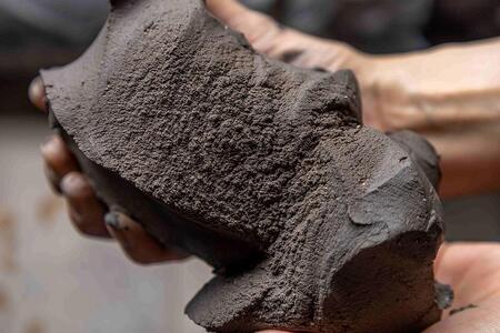 長谷園の「取手もいい土鍋 黒釉」小（1～2人用）