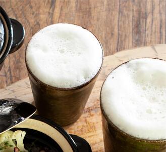 長谷園 伊賀焼 ビアマグ炭焼ペアギフト 大