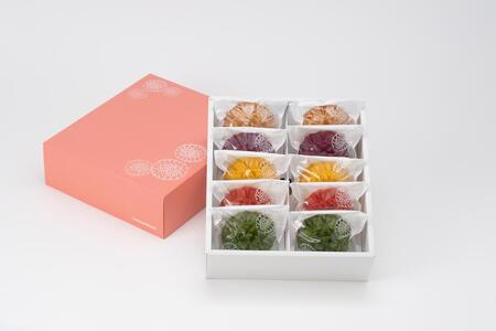 花咲かりん詰め合わせ箱 5種10個入り